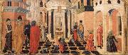 Francesco di Giorgio Martini Three Stories from the Life of St.Benedict oil painting artist